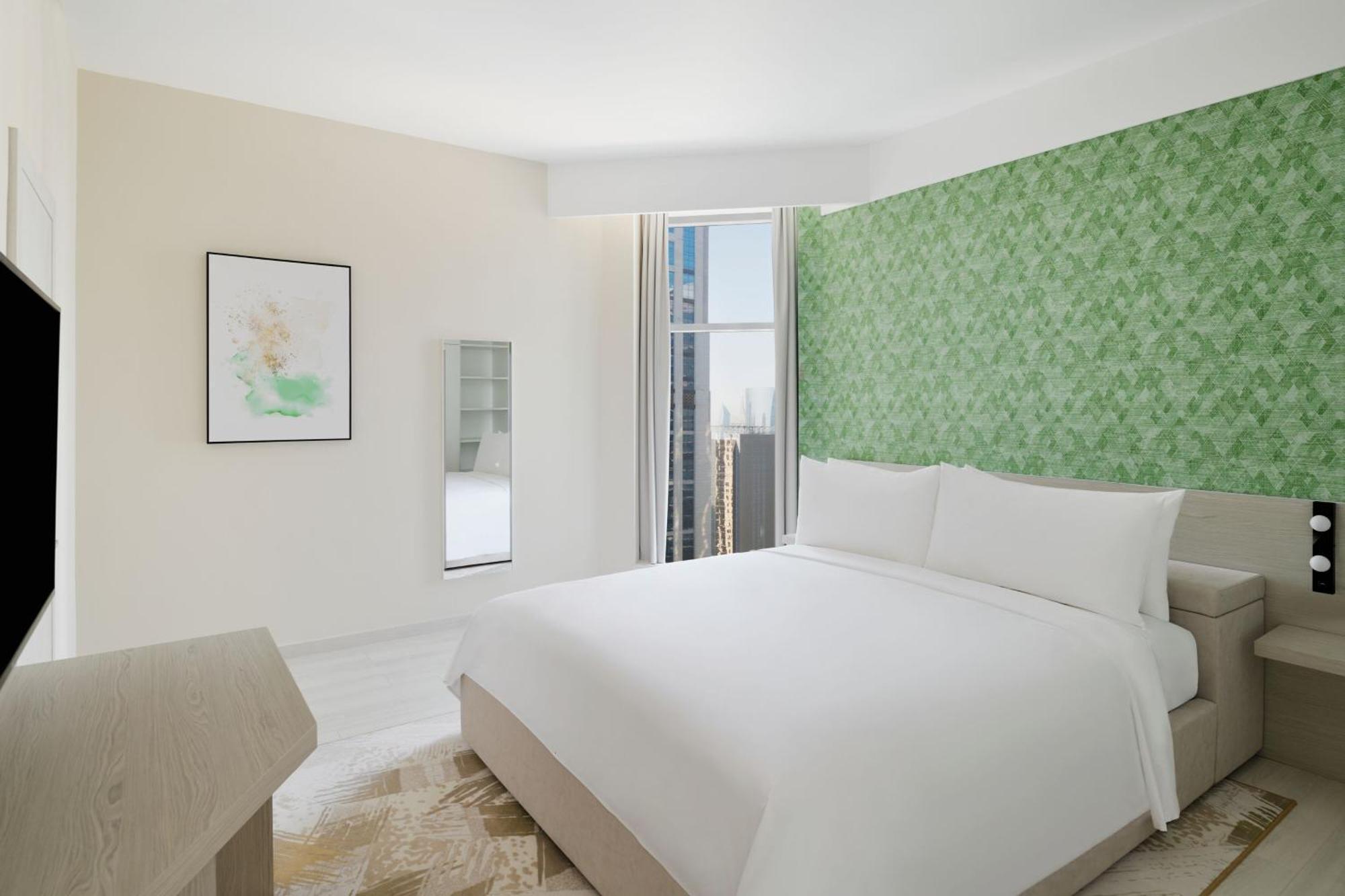 Element By Westin West Bay Doha Hotel Exterior foto A bedroom